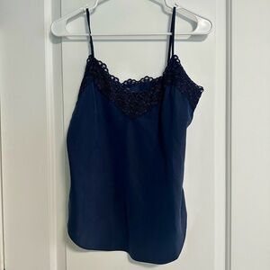 GAP Navy Blue Lace Cami Top